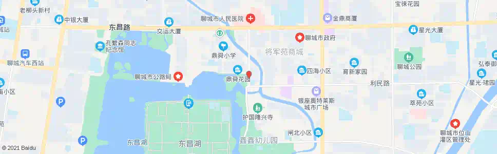 聊城鼎顺花园_公交站地图_聊城公交_妙搜公交查询2025