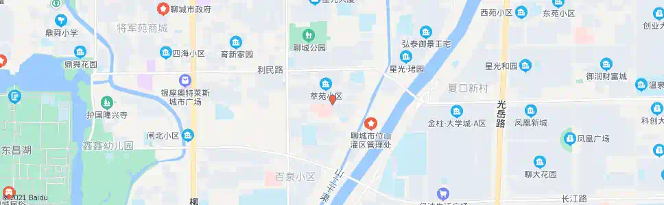 聊城皋东街_公交站地图_聊城公交_妙搜公交查询2025