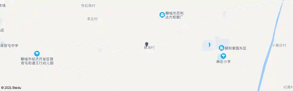 聊城桑海子_公交站地图_聊城公交_妙搜公交查询2025