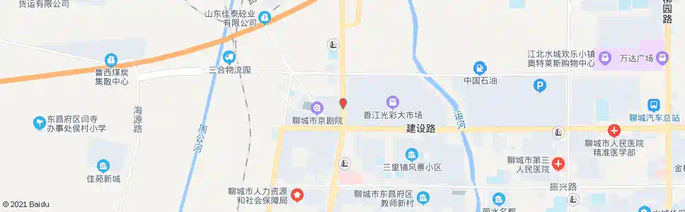 聊城香江大市场_公交站地图_聊城公交_妙搜公交查询2025