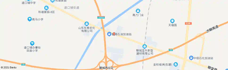 聊城昆仑超市_公交站地图_聊城公交_妙搜公交查询2025