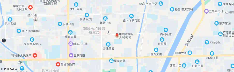 聊城中级法院_公交站地图_聊城公交_妙搜公交查询2025