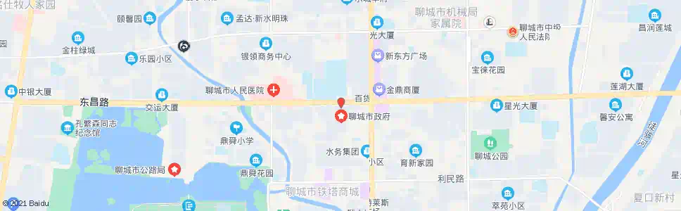 聊城北顺文化科技园_公交站地图_聊城公交_妙搜公交查询2025