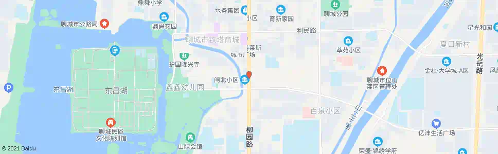 聊城闸口_公交站地图_聊城公交_妙搜公交查询2025
