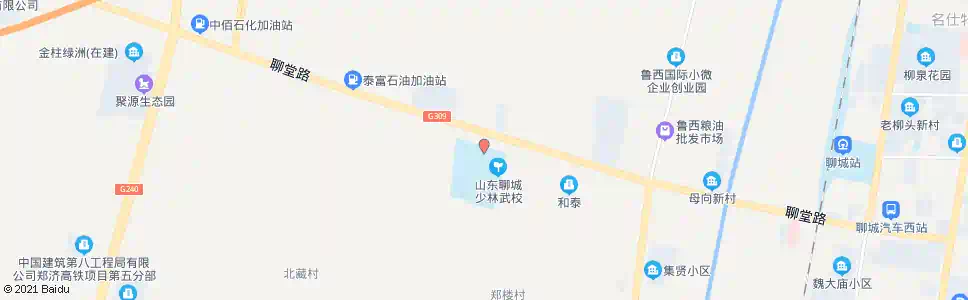 聊城燎原高中_公交站地图_聊城公交_妙搜公交查询2025