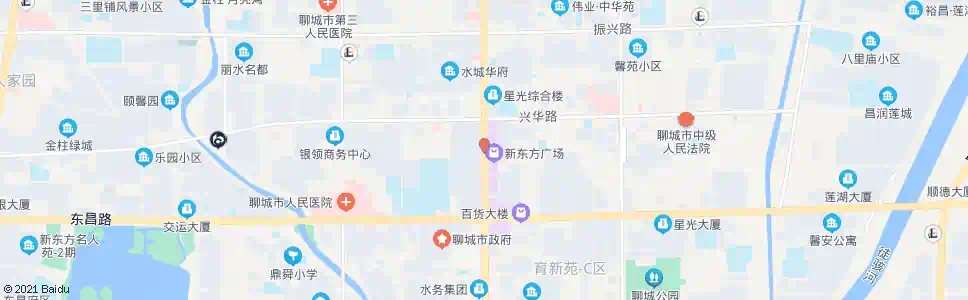 聊城五星百货_公交站地图_聊城公交_妙搜公交查询2025