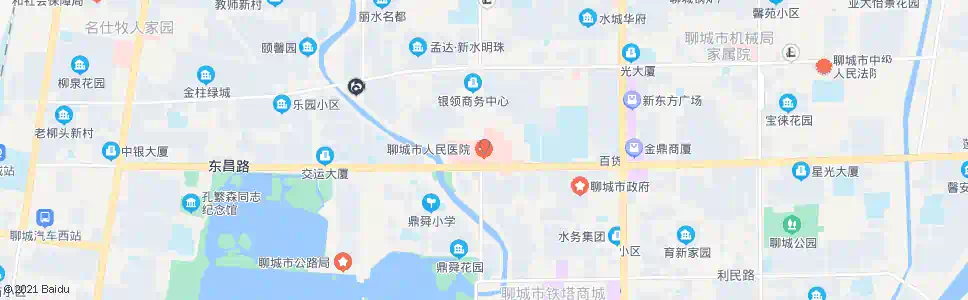 聊城市医院_公交站地图_聊城公交_妙搜公交查询2025
