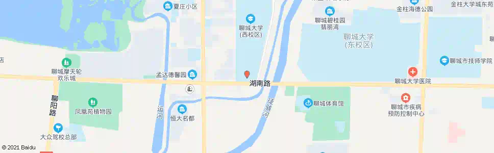 聊城聊城大学南门_公交站地图_聊城公交_妙搜公交查询2025