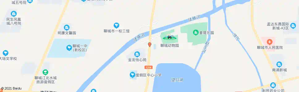 聊城姜堤乐园_公交站地图_聊城公交_妙搜公交查询2025