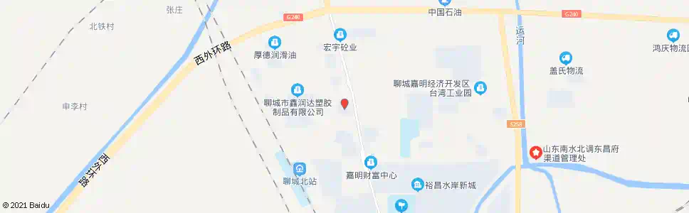 聊城福和机械厂_公交站地图_聊城公交_妙搜公交查询2025