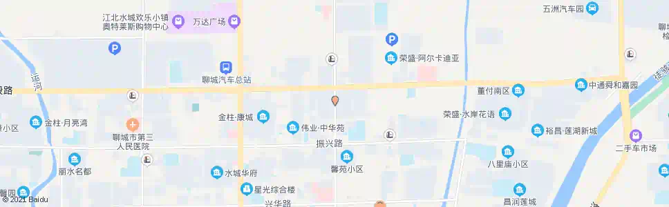 聊城花园路建设路口南站_公交站地图_聊城公交_妙搜公交查询2025