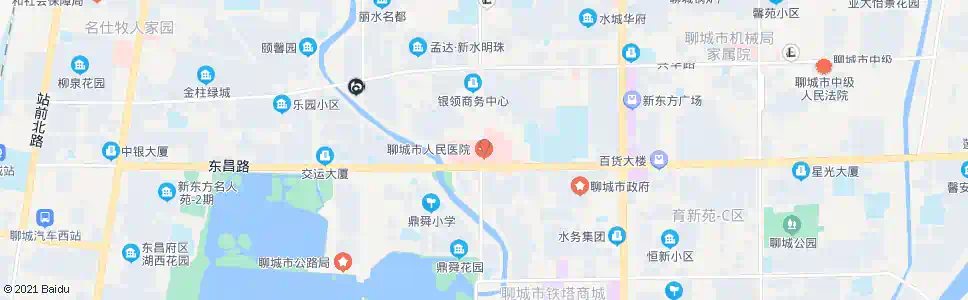 聊城区医院_公交站地图_聊城公交_妙搜公交查询2025