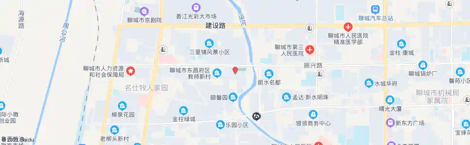 聊城向阳路振兴路口南站_公交站地图_聊城公交_妙搜公交查询2025