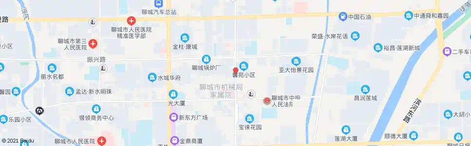 聊城振兴路口南站_公交站地图_聊城公交_妙搜公交查询2025