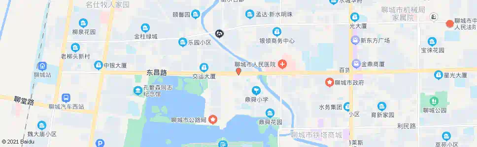 聊城青年林_公交站地图_聊城公交_妙搜公交查询2025