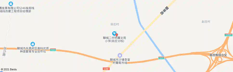 聊城田庄_公交站地图_聊城公交_妙搜公交查询2025