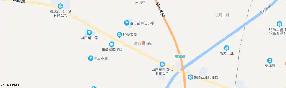 聊城道口铺_公交站地图_聊城公交_妙搜公交查询2025