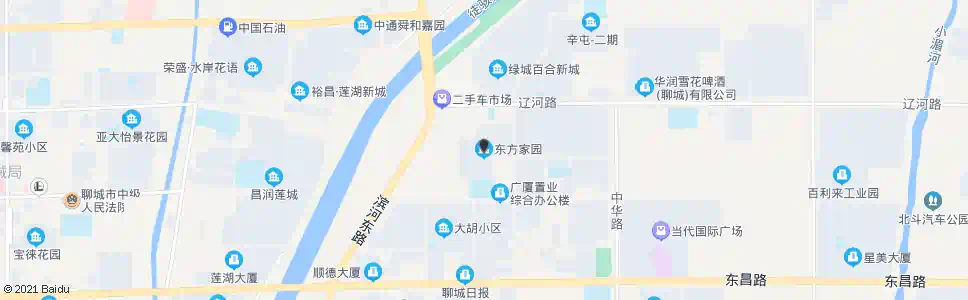 聊城东方家园_公交站地图_聊城公交_妙搜公交查询2025