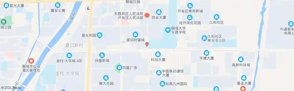 聊城开发区执勤五大队_公交站地图_聊城公交_妙搜公交查询2025