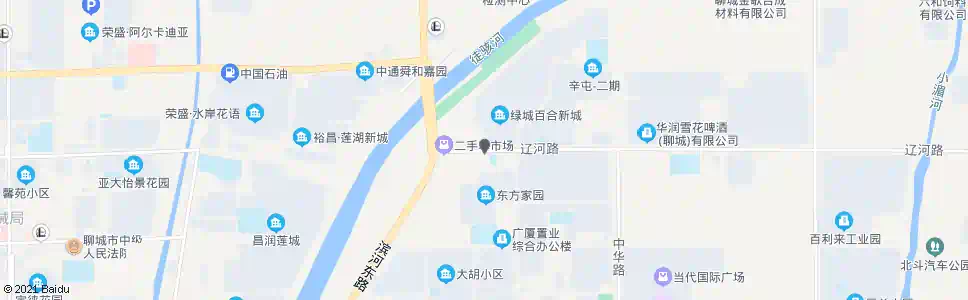 聊城辽河路西口_公交站地图_聊城公交_妙搜公交查询2025