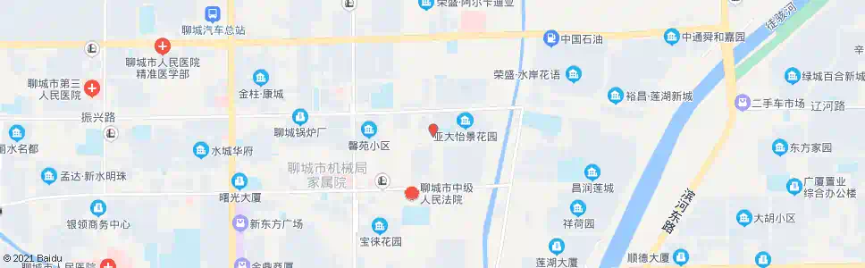 聊城育生街_公交站地图_聊城公交_妙搜公交查询2025