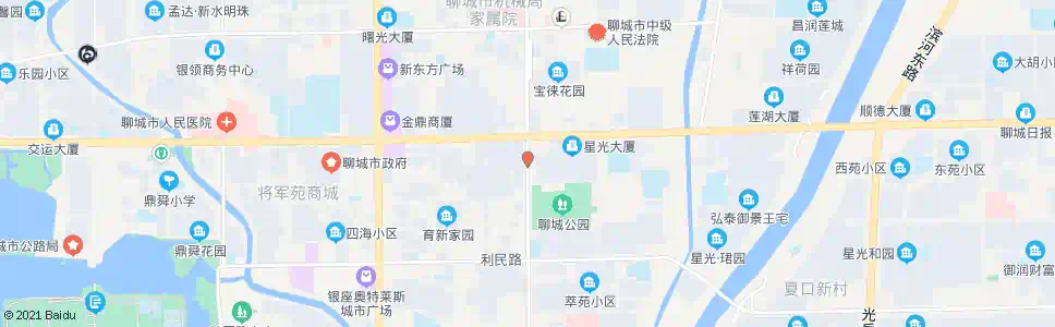 聊城水利局家属院_公交站地图_聊城公交_妙搜公交查询2025