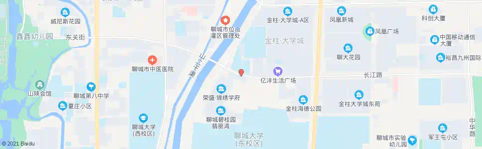聊城聊城二中_公交站地图_聊城公交_妙搜公交查询2025
