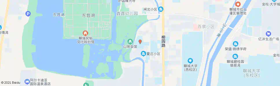 聊城聊城一中东校_公交站地图_聊城公交_妙搜公交查询2025