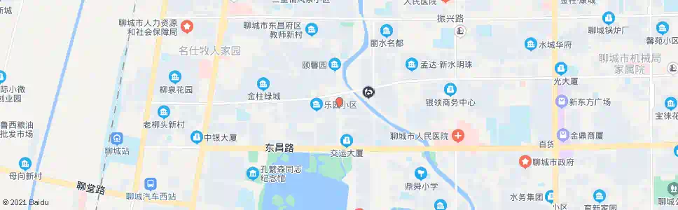 聊城乐园小区_公交站地图_聊城公交_妙搜公交查询2025