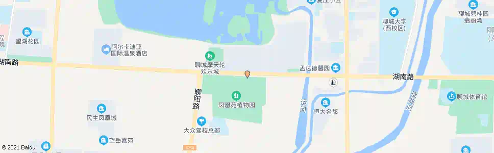 聊城凤凰苑_公交站地图_聊城公交_妙搜公交查询2025
