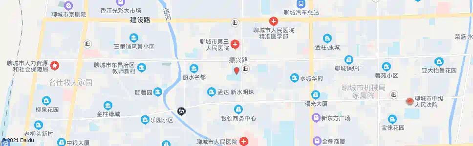 聊城水城中学_公交站地图_聊城公交_妙搜公交查询2025