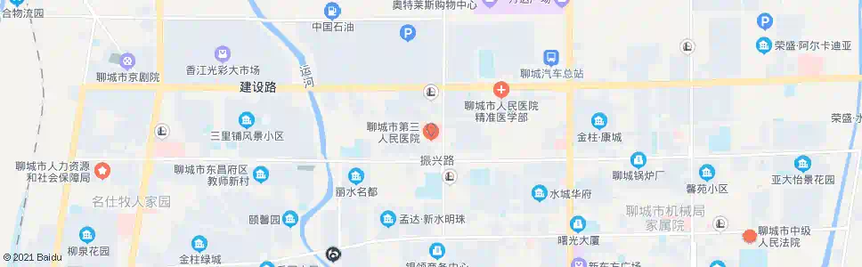 聊城区人大(卫育南路)_公交站地图_聊城公交_妙搜公交查询2025