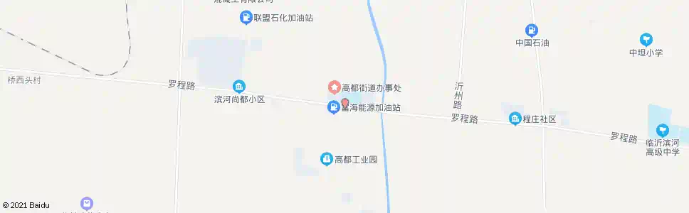 临沂高都办事处_公交站地图_临沂公交_妙搜公交查询2025
