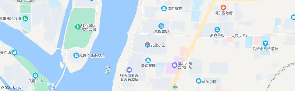 临沂安居小区_公交站地图_临沂公交_妙搜公交查询2025