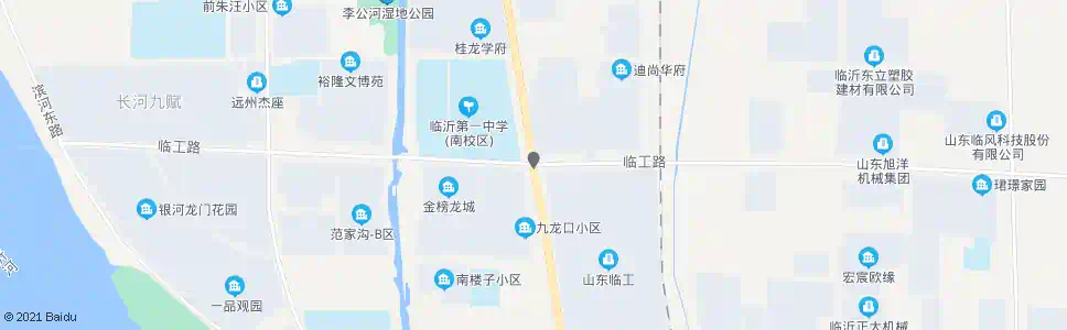 临沂临沂一中东_公交站地图_临沂公交_妙搜公交查询2025