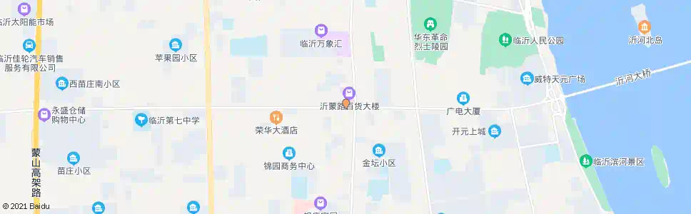 临沂沂蒙大楼_公交站地图_临沂公交_妙搜公交查询2025