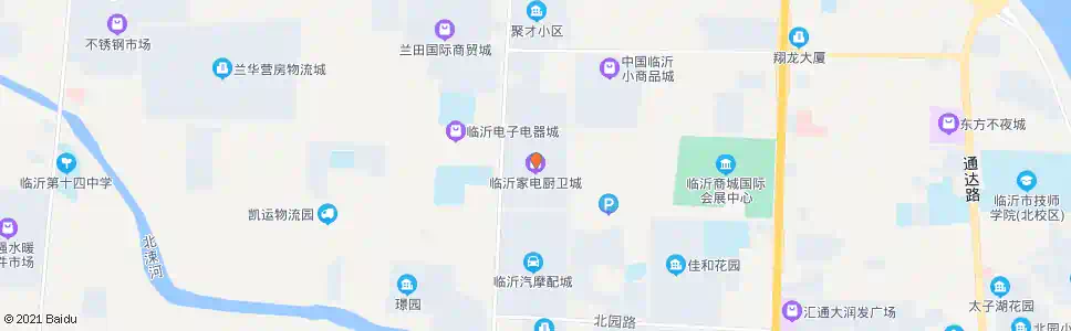 临沂家电厨卫城_公交站地图_临沂公交_妙搜公交查询2025