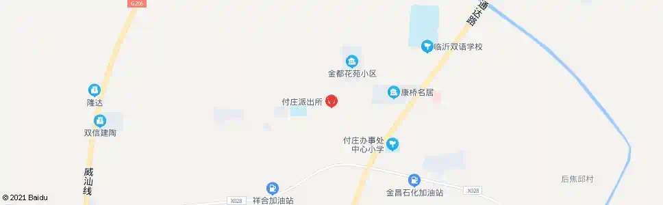 临沂付庄派出所_公交站地图_临沂公交_妙搜公交查询2025