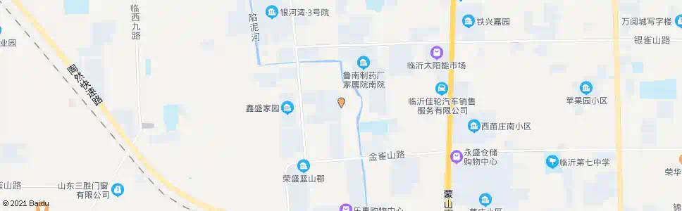 临沂银雀山公园_公交站地图_临沂公交_妙搜公交查询2025