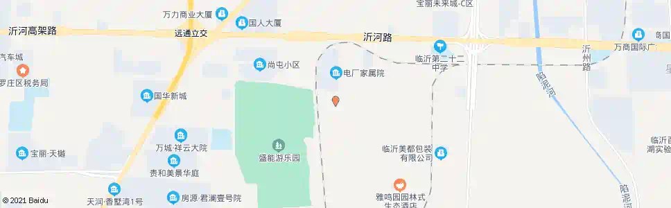 临沂电厂路口_公交站地图_临沂公交_妙搜公交查询2025