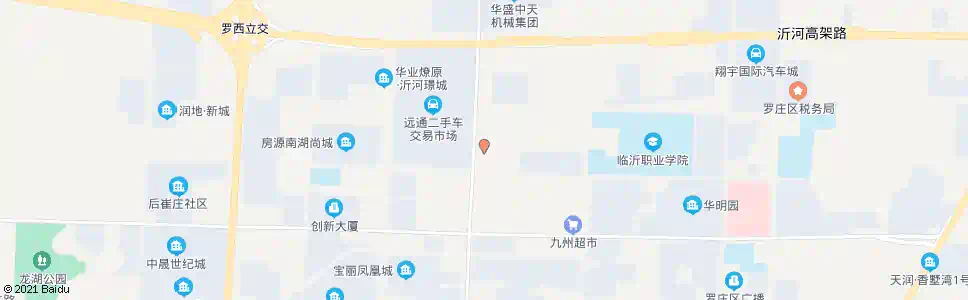临沂大白庄路口_公交站地图_临沂公交_妙搜公交查询2025