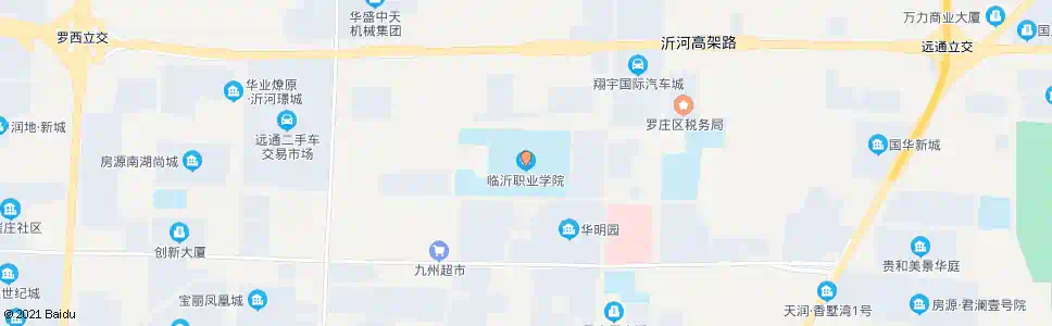 临沂职业学院_公交站地图_临沂公交_妙搜公交查询2025