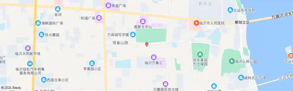 临沂民生银行_公交站地图_临沂公交_妙搜公交查询2025