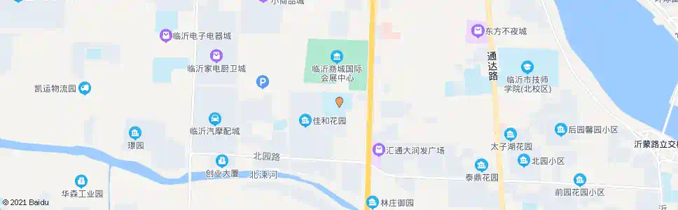 临沂临沂三中_公交站地图_临沂公交_妙搜公交查询2025