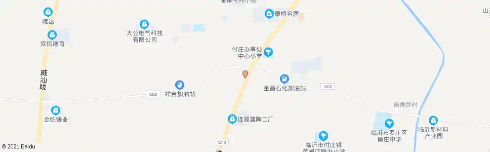 临沂付庄农业银行_公交站地图_临沂公交_妙搜公交查询2025