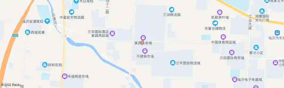 临沂华强物流城_公交站地图_临沂公交_妙搜公交查询2025