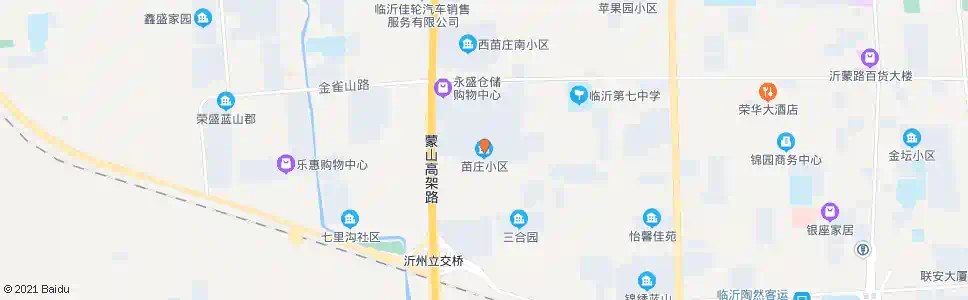 临沂东苗庄小区_公交站地图_临沂公交_妙搜公交查询2025