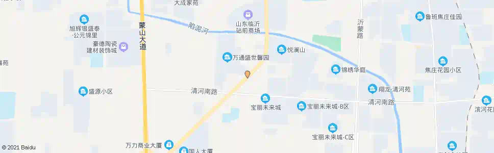 临沂万通盛世馨园_公交站地图_临沂公交_妙搜公交查询2025