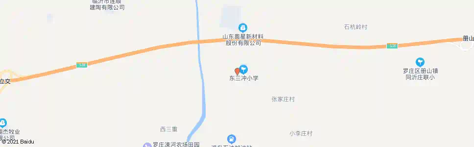 临沂东三冲_公交站地图_临沂公交_妙搜公交查询2025