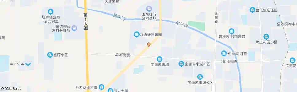 临沂万通盛世謦园_公交站地图_临沂公交_妙搜公交查询2025